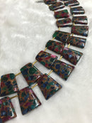 mosaic quartz trapezoid shape