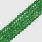 Green Aventurine Faceted Coin Shape Beads 6mm 15.5" Strand