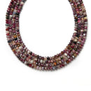 chinese tourmaline faceted rondelle beads