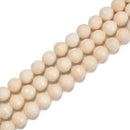 Natural Ivory Jasper Faceted Round Beads Size 6mm 8mm 10mm 15.5'' Strand