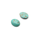 Blue Howlite Turquoise Oval Cabochon 12x16mm 20pcs Per Bag