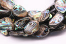 abalone irregular rectangle shape beads