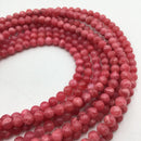 natural rhodochrosite smooth round
