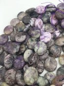charoite shaped beads