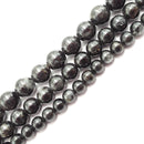arfvedsonite smooth round beads