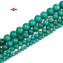 Green Blue Magnesite Turquoise Smooth Round Beads 4mm 6mm 8mm 10mm 15.5'' Strand