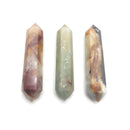 Multi Color Amazonite Double Terminated Points Healing Crystal Wands 4" in.