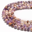 charoite faceted rondelle wheel Discs beads