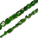 Natural Diopside Nugget Beads Size 5x7mm 7x8mm 8x12mm 15.5'' Strand