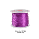 Strong & Stretchy Crystal String Elastic Thread Beading Bracelet Cord Size 0.8mm