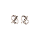 925 Sterling Silver Hook Clasp Size 8x10mm, 6pcs per Bag Sold by Bag