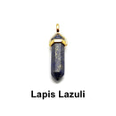 Pendulum Pendant Clear Quartz/Aventurine/Amethyst/Lapis/Tiger Eye Sold Per Piece