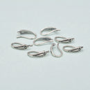 925 Sterling Silver Earring Hooks Size 7x14mm,7pcs per Bag Sold by Bag