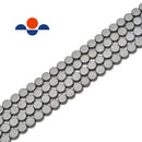 gray hematite matte shape beads