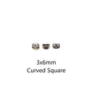 304 Stainless Steel Earring Earnut Backs Size 3x5mm 3x6mm 400 Pieces Per Bag