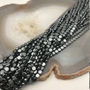 Gray Hematite Smooth Coin Beads 6mm 8mm 10mm 15.5" Strand