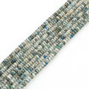 natural k smooth rondelle beads