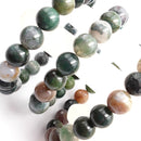 indian agate bracelet smooth round