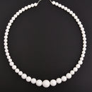 Dyed Jade Graduated Smooth Round Beads 6-14mm Length 18'' Strand