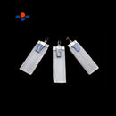Selenite & Kyanite Raw Blade Stick Point Silver Pendant 20x55mm Sold Per Piece