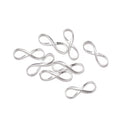 925 Sterling Silver Connector Clasp Size 6x19mm, 7pcs per Bag Sold by Bag