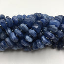 natural kyanite faceted rondelle beads