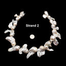 High Grade Natural Fresh Water Pearl Baroque Flameball Beads 30-45mm 15.5"Strand