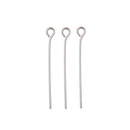 304 Stainless Steel Eye Pins Size 0.6x30mm 800 Pieces per Bag