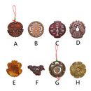 01 Brown Jade Hand Carved Pendant Eight Styles Sold per Piece