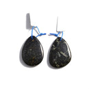 black arfvedsonite pendant teardrop or irregular shape 