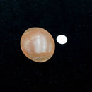 Orange Selenite Polished Crystal Palm Oval Stone Approx 2.5" Inches