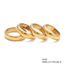 Four Sizes Hematite Band Ring Basic Ring Arc Ring 4 Pcs Per Bag Sale By Bag