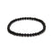 Natural Gemstone Smooth Round Beaded Elastic Bracelet Size 4mm 7.5'' Length