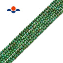 Dark Green Turquoise Smooth Round Beads Size 3mm 15.5'' Strand