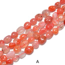 Gemstone Pebble Nugget Beads Approx 8x10mm 15.5'' Strand Carnelian, Aventurine, Jade, Moonstone, Eagle Eye, Sodalite, Garnet