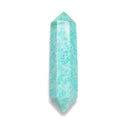 Natural Green Amazonite Double Point Size Approx 12x55mm Sold by Piece
