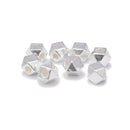 925 Sterling Silver Octagonal Beads Size 6mm 3pcs per Bag