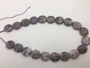 charoite shaped beads