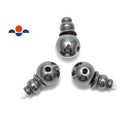 gray hematite guru beads three holes t beads
