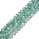 Iridescent Dark Green Moonstone Smooth Round Beads 6mm 8mm 10mm 12mm 15.5'' Str