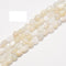 Cream White Moonstone Pebble Nugget Beads Approx 6-9mm 15.5" Strand
