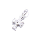 925 Sterling Silver Cross Pendant Charm Size 8x13mm 5 Pcs Per Bag