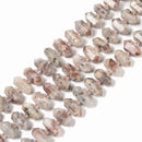 Multi Color Sunstone Graduated Center Drill Faceted Points 15x25-30mm 15.5'' Str