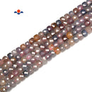 Natural Ruby & Sapphire Faceted Cube Beads Size 4-5mm 15.5'' Strand