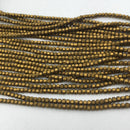 gray copper silver gold hematite matte hexagon beads