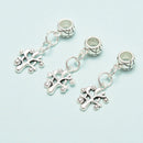 925 Sterling Silver Tree Charm Pendant Size 11x31mm 3 Pcs Per Bag