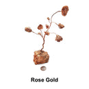 Chalcopyrite Rose Gold Silver Peacock Rainbow Ore Wire Wrap Bonsai Tree of Life