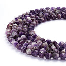 teeth amethyst faceted star cut beads