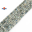 natural k smooth rondelle beads