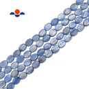 Natural Blue Kyanite Oval Shape Beads Size 12x16mm 15.5'' Strand